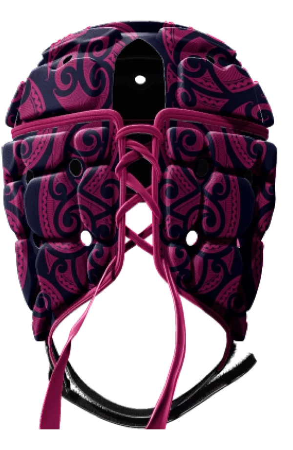 tribal navy/hot pink